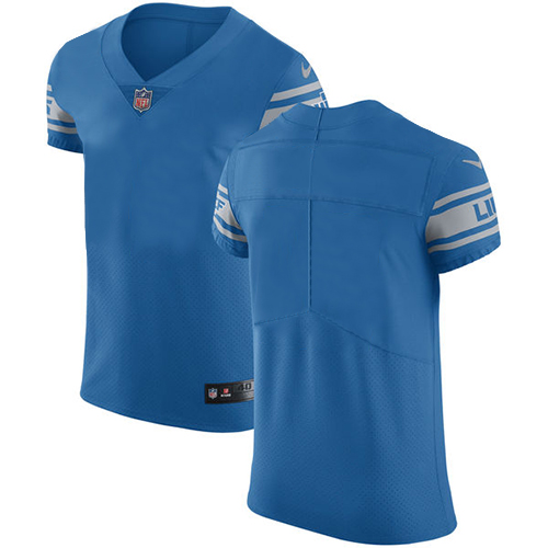 Nike Lions Blank Blue Team Color Men's Stitched NFL Vapor Untouchable Elite Jersey - Click Image to Close
